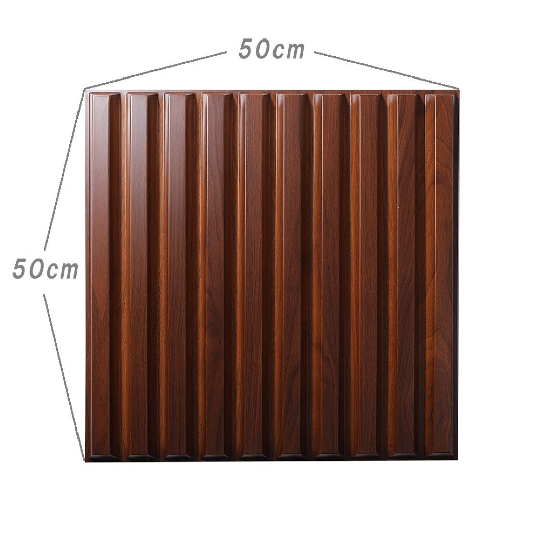 ISL 3Dウォールパネル(PVC製・難燃仕様) ウォールナット