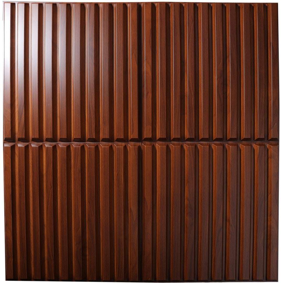 ISL 3Dウォールパネル(PVC製・難燃仕様) ウォールナット