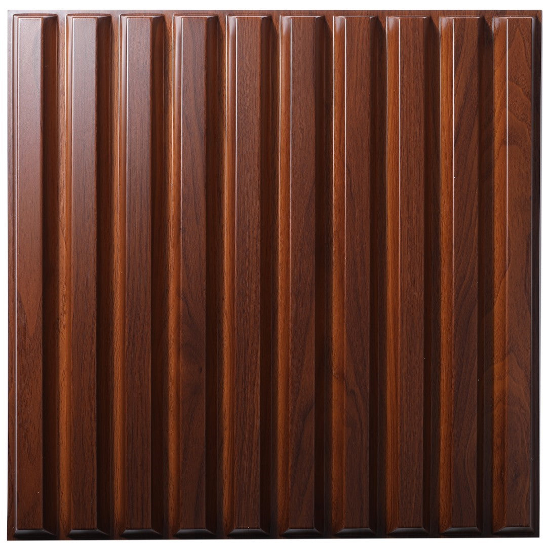 ISL 3Dウォールパネル(PVC製・難燃仕様) ウォールナット