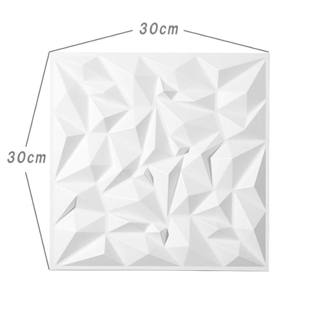 ISL 3Dウォールパネル(PVC製・難燃仕様) クリスタル(スモール) 30cm×30cm