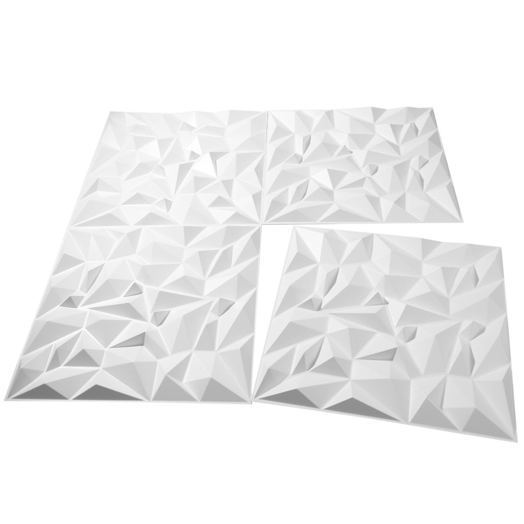 ISL 3Dウォールパネル(PVC製・難燃仕様) クリスタル 50cm×50cm