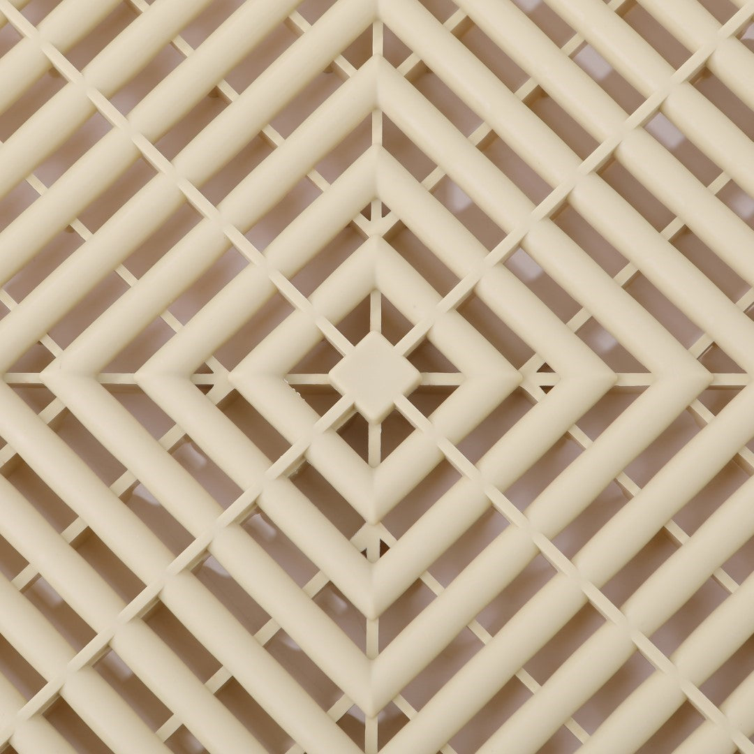 ISL ガレージタイル ラウンドタイプ サンドベージュ 40×40×1.8cm