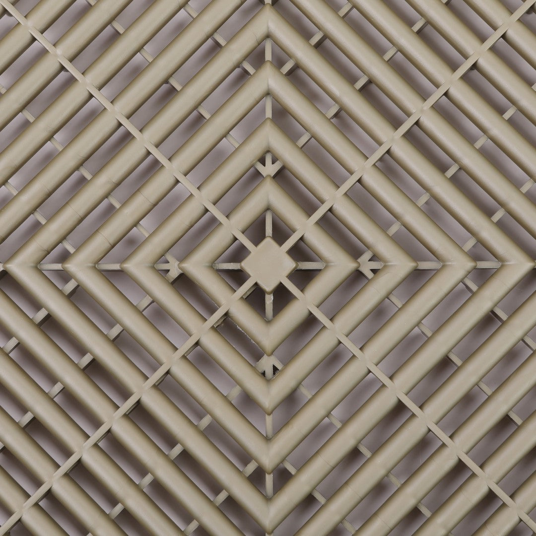ISL ガレージタイル ラウンドタイプ ゴールド 40×40×1.8cm