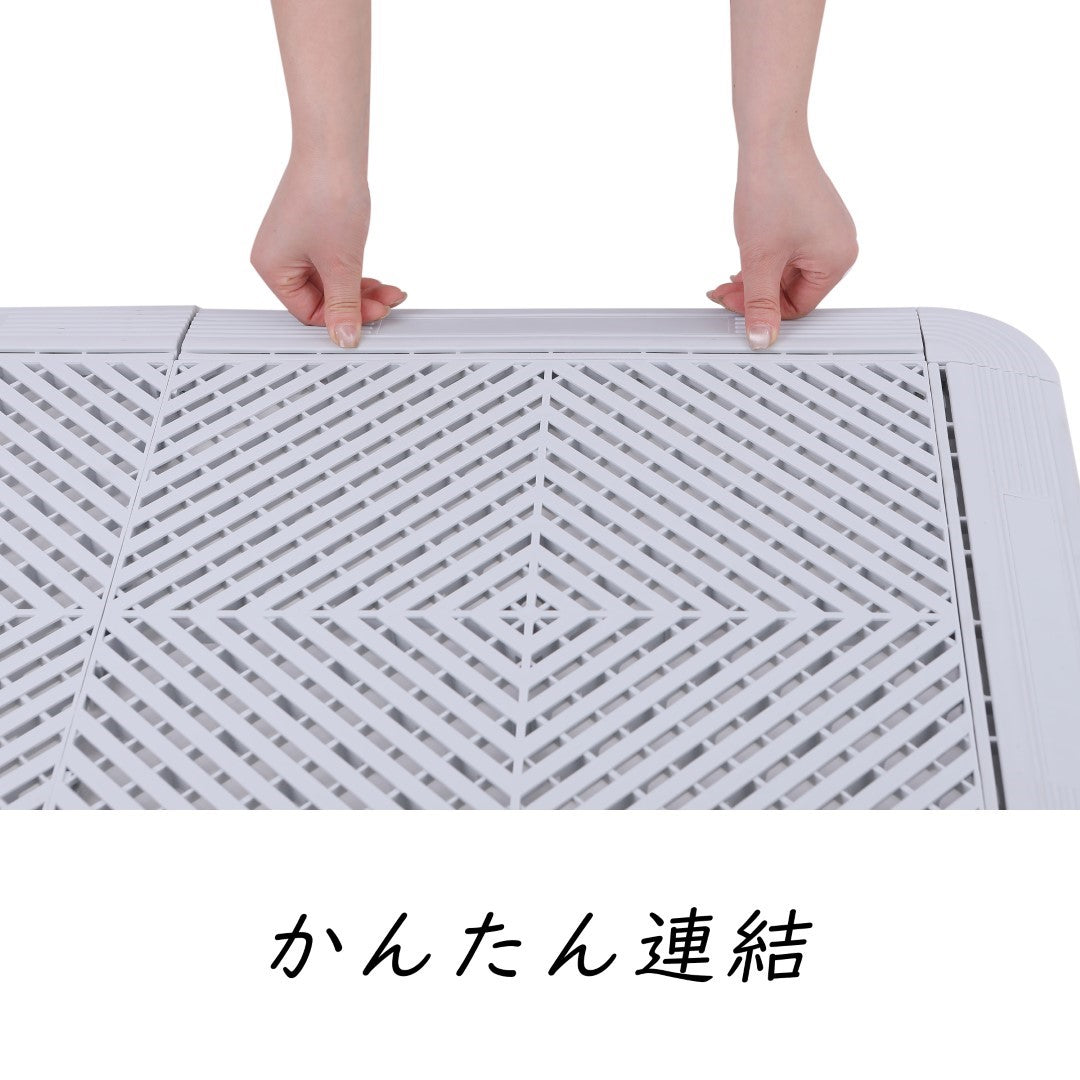 ISL ガレージタイル フラットタイプ ライトグレー 40×40×1.8cm
