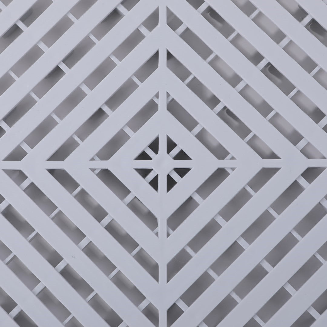 ISL ガレージタイル フラットタイプ ライトグレー 40×40×1.8cm