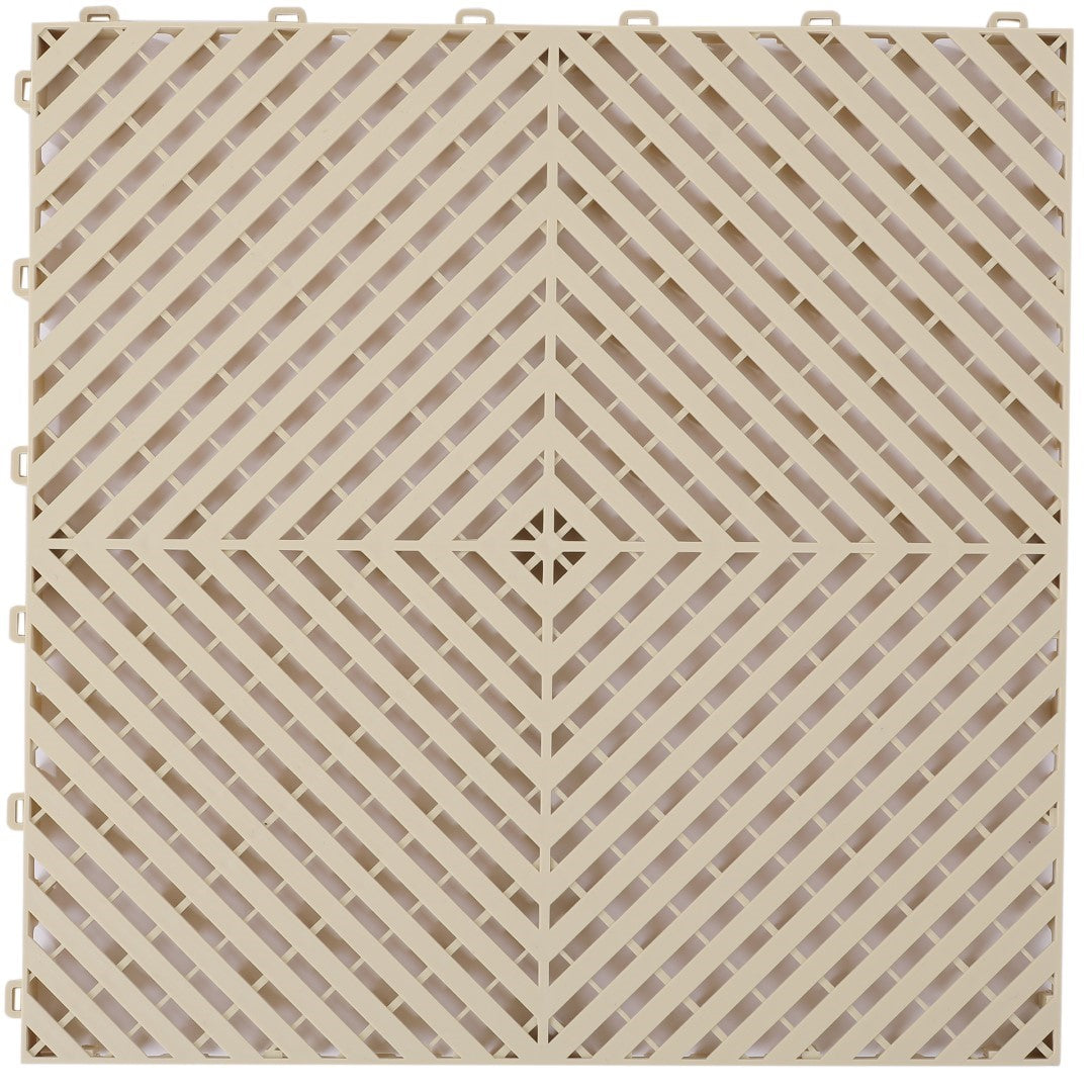 ISL ガレージタイル フラットタイプ サンドベージュ 40×40×1.8cm