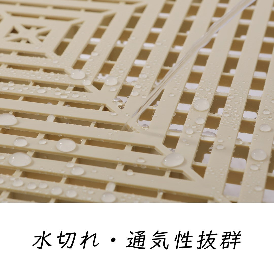 ISL ガレージタイル フラットタイプ サンドベージュ 40×40×1.8cm