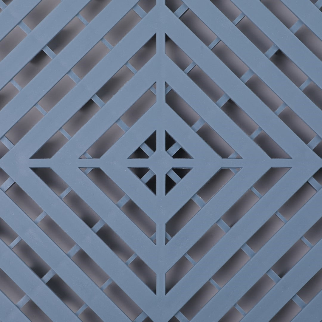 ISL ガレージタイル フラットタイプ ブルーグレー 40×40×1.8cm