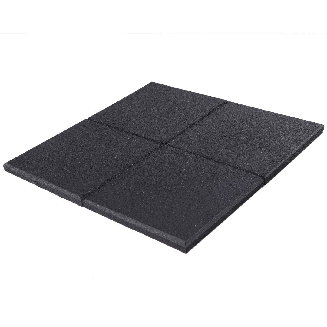 ISL ラバー防振マット ブラック 15mmフラットモデル 20×20cmブロック
