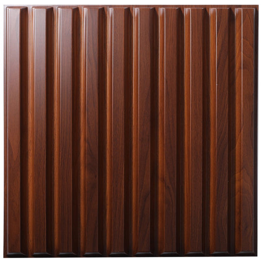 ISL 3Dウォールパネル(PVC製・難燃仕様) ウォールナット
