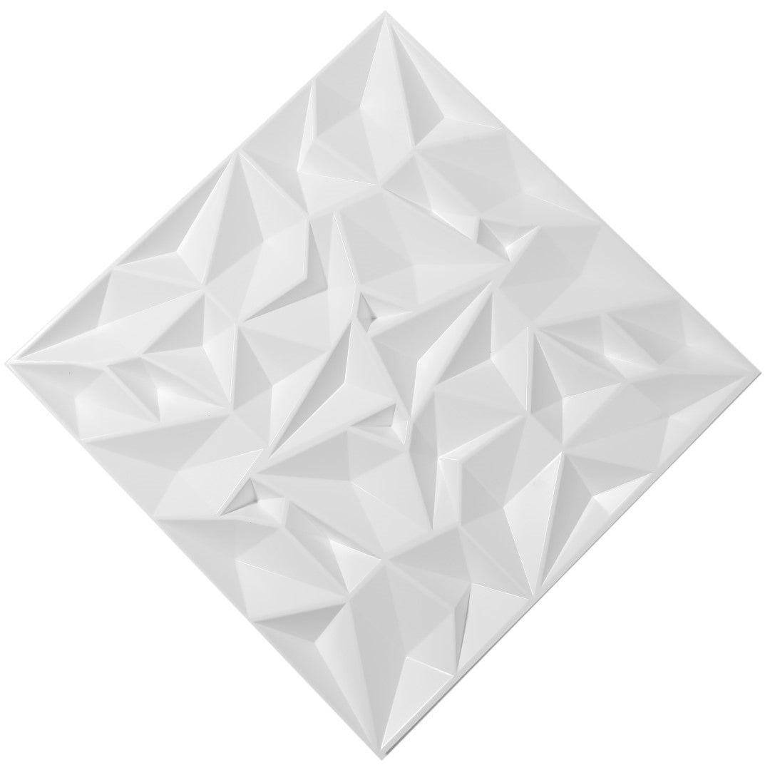 ISL 3Dウォールパネル(PVC製・難燃仕様) クリスタル 50cm×50cm