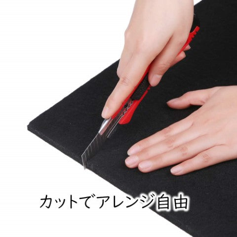 ISL アコースティック・吸音パネル 45度エッジ ブラック