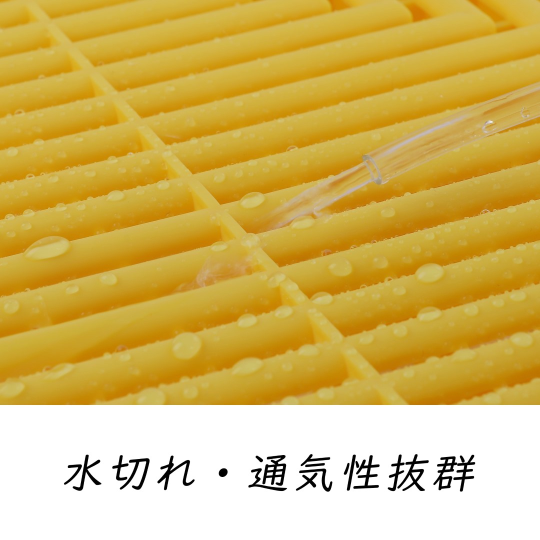 ISL ガレージタイル ラウンドタイプ イエロー 40×40×1.8cm