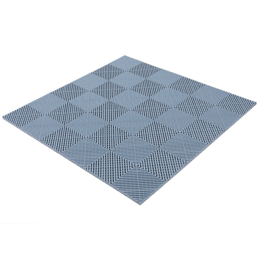 ISL ガレージタイル ラウンドタイプ ブルーグレー 40×40×1.8cm