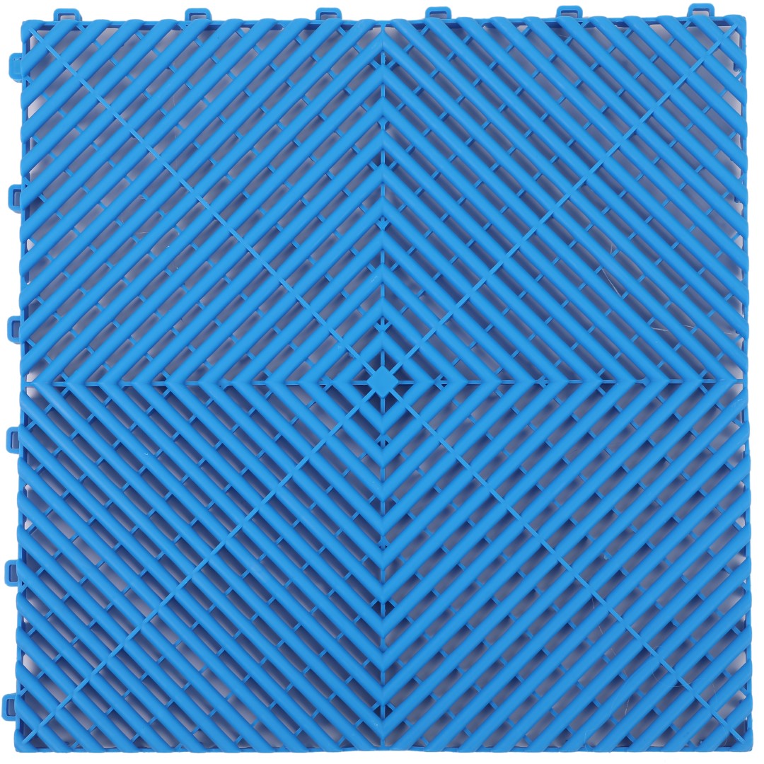 ISL ガレージタイル ラウンドタイプ ロイヤルブルー 40×40×1.8cm