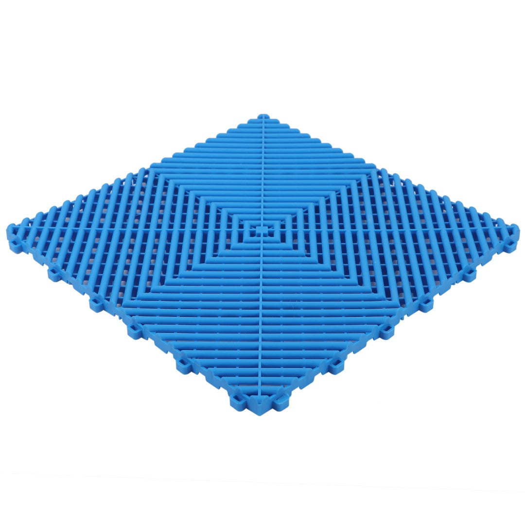 ISL ガレージタイル ラウンドタイプ ロイヤルブルー 40×40×1.8cm