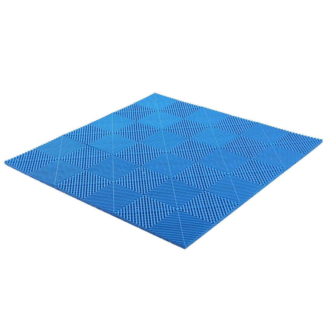 ISL ガレージタイル ラウンドタイプ ロイヤルブルー 40×40×1.8cm