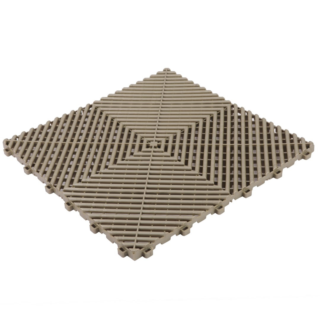 ISL ガレージタイル ラウンドタイプ ゴールド 40×40×1.8cm