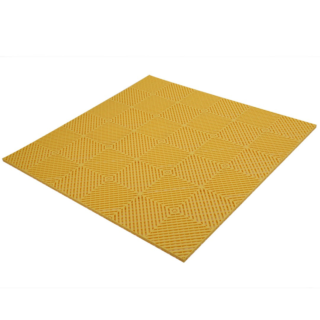ISL ガレージタイル フラットタイプ イエロー 40×40×1.8cm
