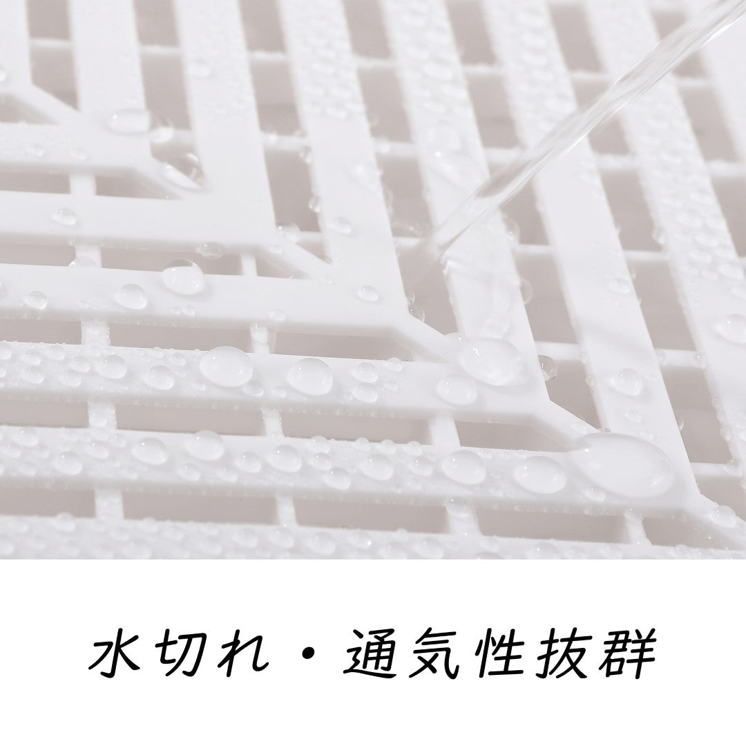 ISL ガレージタイル フラットタイプ ホワイト 40×40×1.8cm