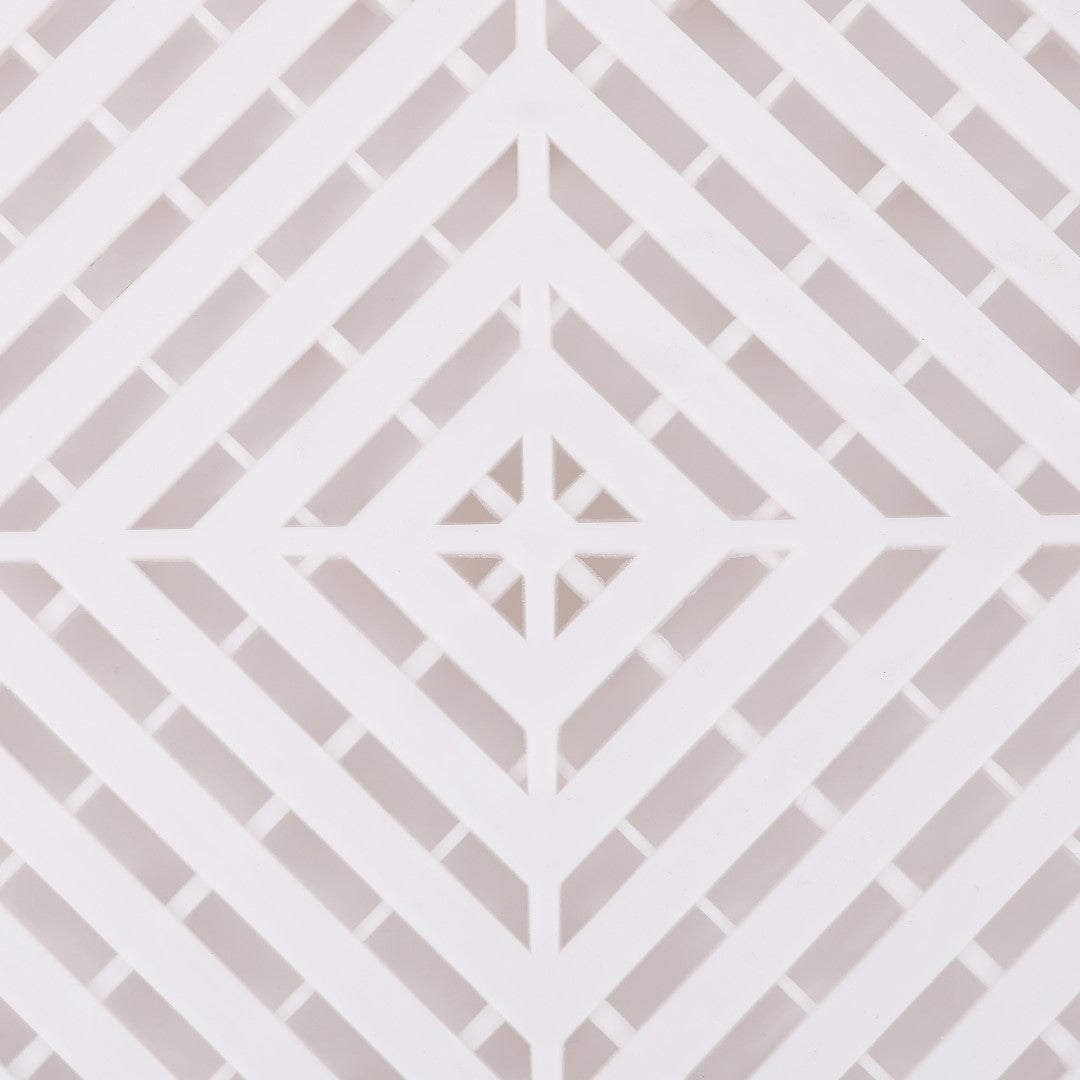 ISL ガレージタイル フラットタイプ ホワイト 40×40×1.8cm