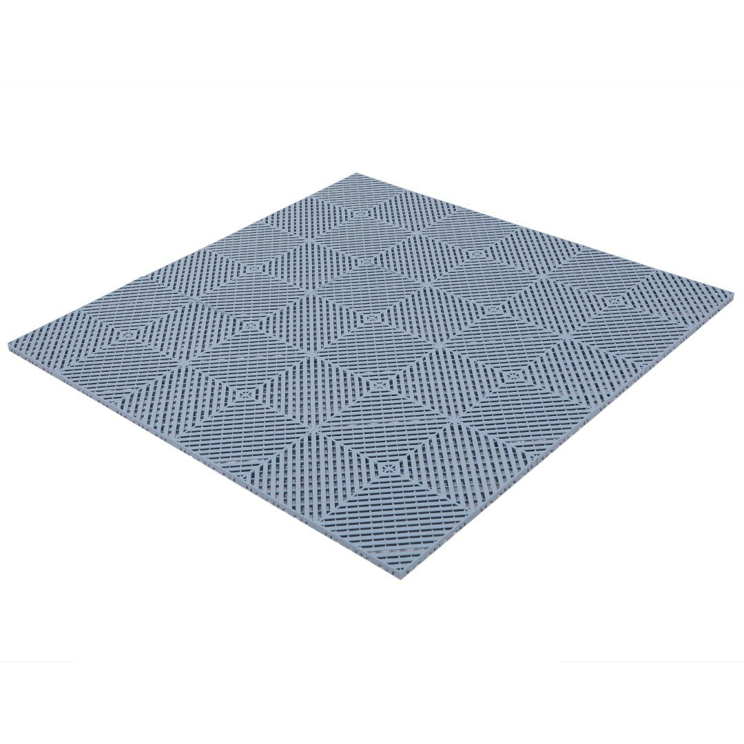 ISL ガレージタイル フラットタイプ ブルーグレー 40×40×1.8cm