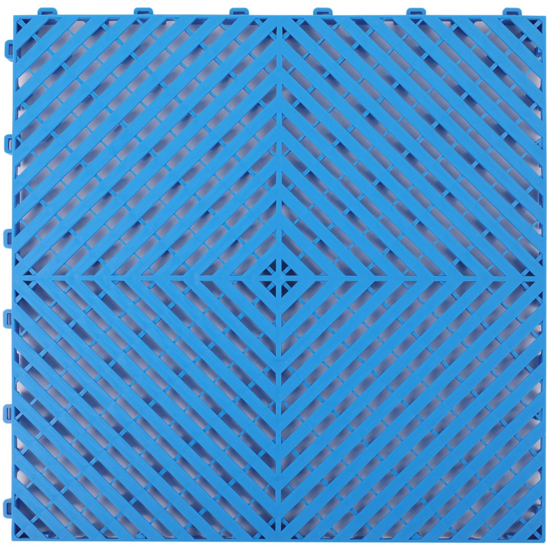 ISL ガレージタイル フラットタイプ ロイヤルブルー 40×40×1.8cm