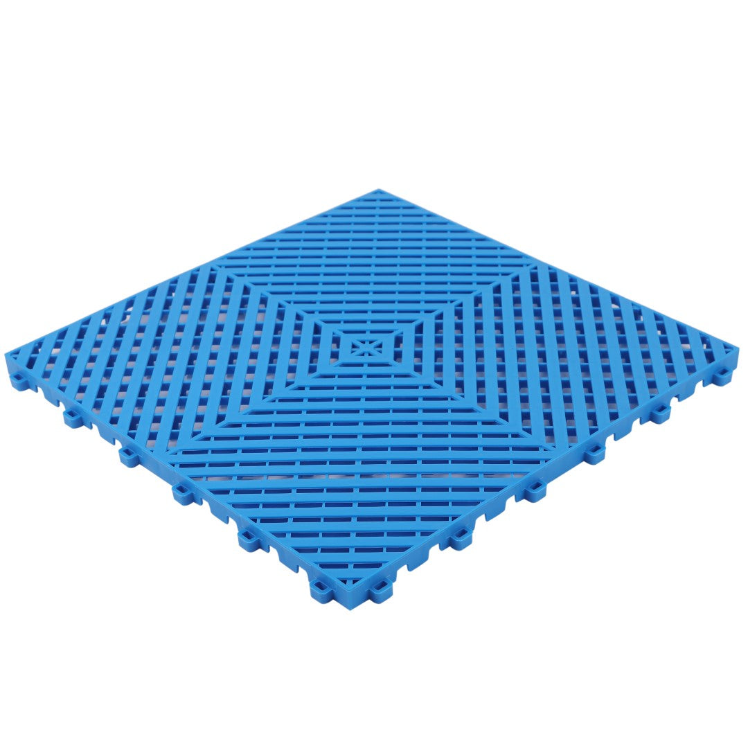 ISL ガレージタイル フラットタイプ ロイヤルブルー 40×40×1.8cm