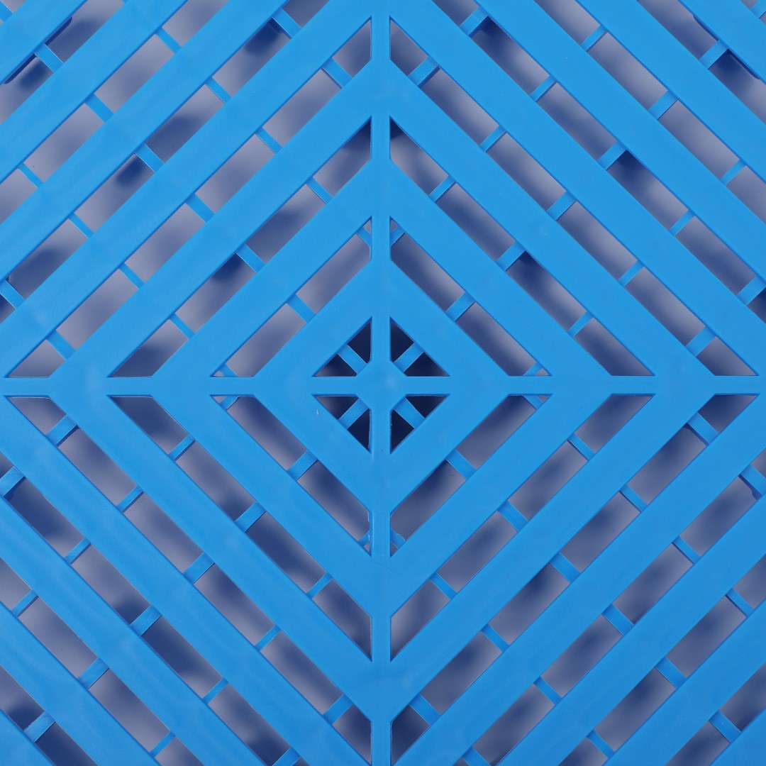 ISL ガレージタイル フラットタイプ ロイヤルブルー 40×40×1.8cm