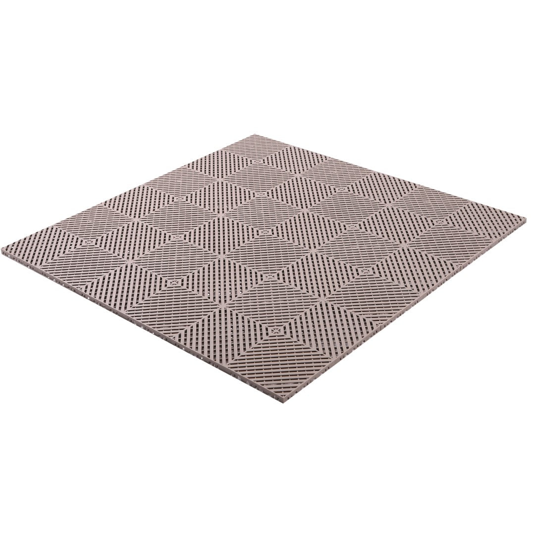 ISL ガレージタイル フラットタイプ グレージュ 40×40×1.8cm