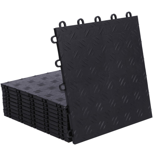 ISL ガレージタイル ソリッドタイプ ブラック 33×33×1.8cm