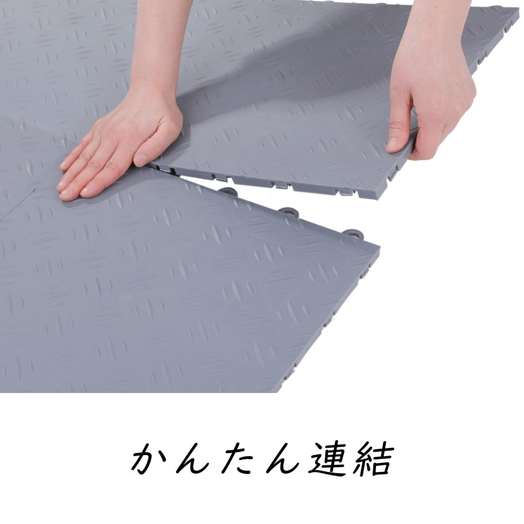 ISL ガレージタイル ソリッドタイプ グレー 33×33×1.8cm