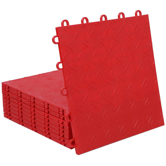 ISL ガレージタイル ソリッドタイプ レッド 33×33×1.8cm