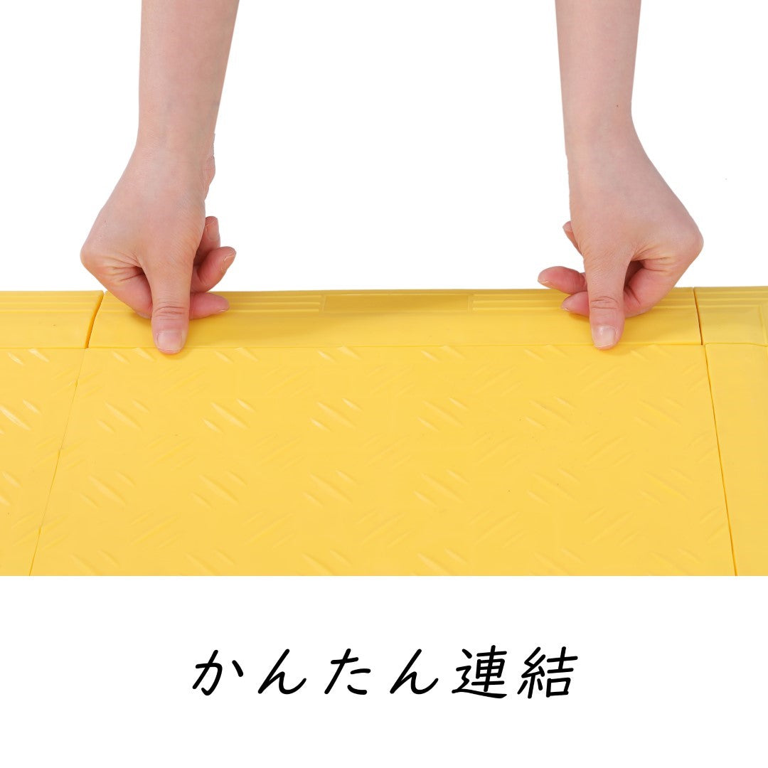 ISL ガレージタイル ソリッドタイプ イエロー 33×33×1.8cm