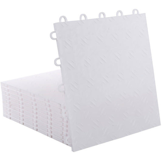 ISL ガレージタイル ソリッドタイプ ホワイト 33×33×1.8cm