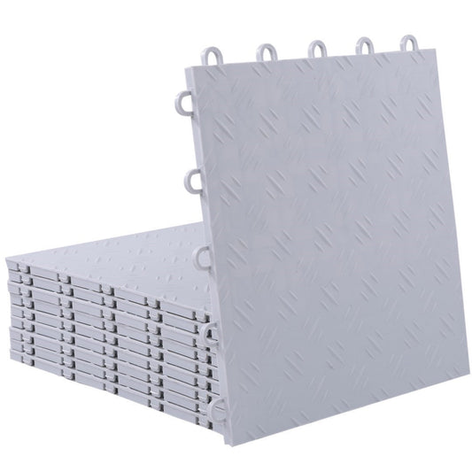 ISL ガレージタイル ソリッドタイプ ライトグレー 33×33×1.8cm