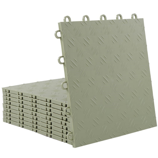 ISL ガレージタイル ソリッドタイプ オリーブ 33×33×1.8cm