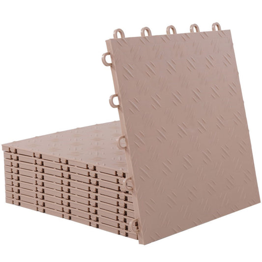 ISL ガレージタイル ソリッドタイプ ライトブラウン 33×33×1.8cm