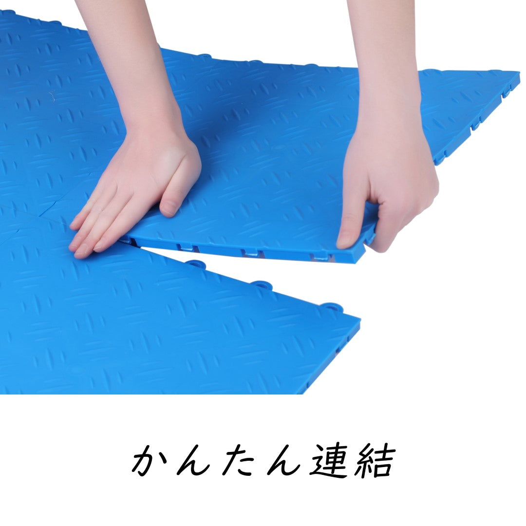 ISL ガレージタイル ソリッドタイプ ロイヤルブルー 33×33×1.2cm