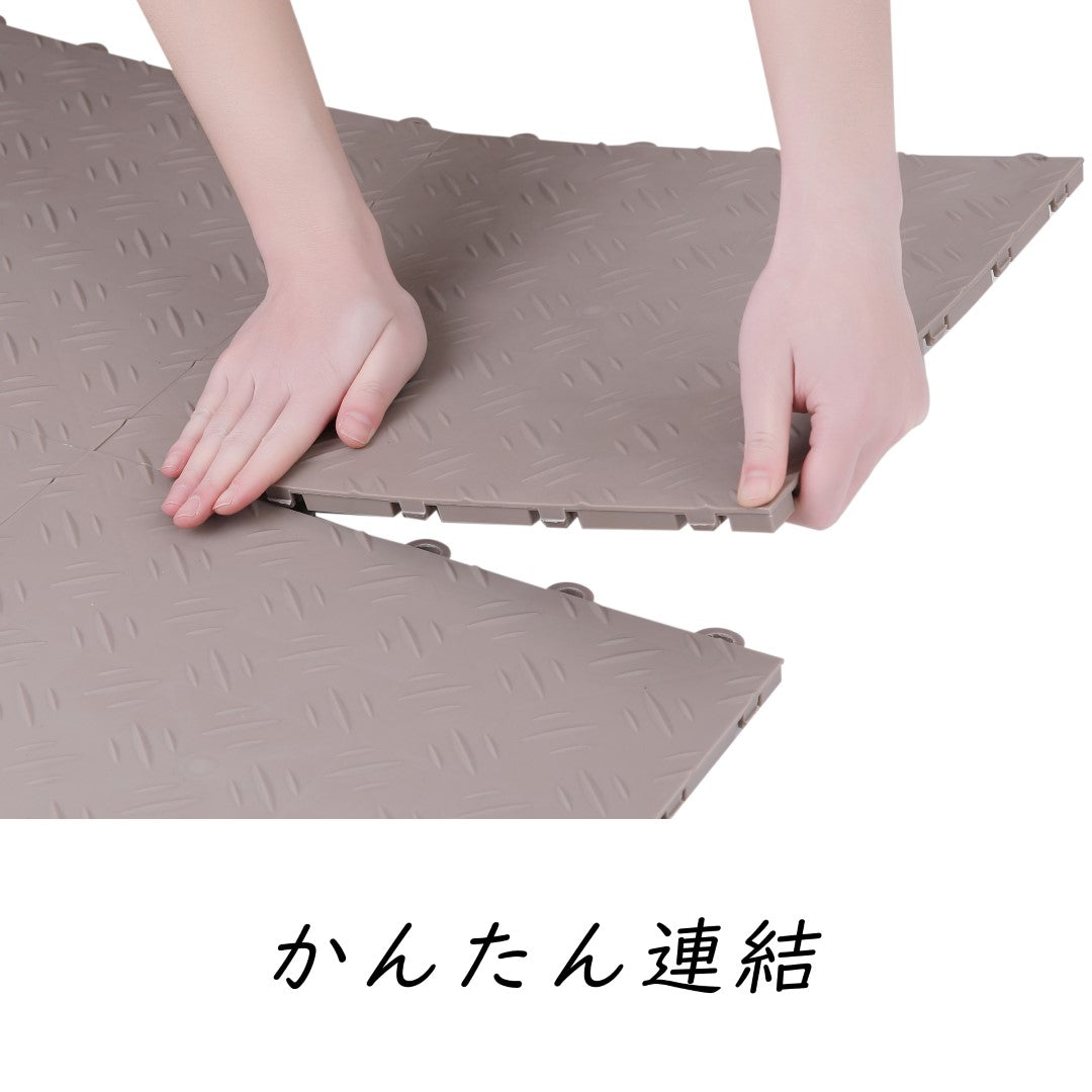 ISL ガレージタイル ソリッドタイプ グレージュ 33×33×1.2cm