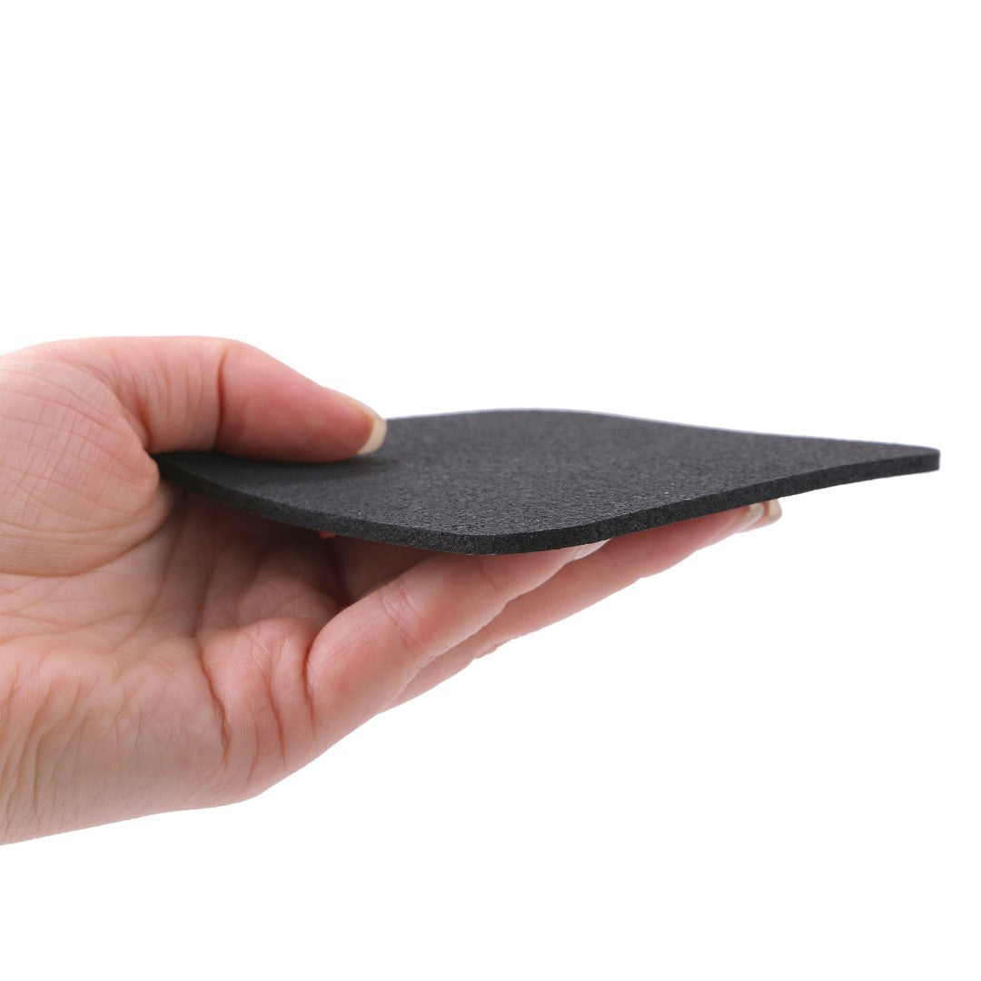 ISL ラバー防振マット ブラック 3mm厚シートタイプ 10×10cm