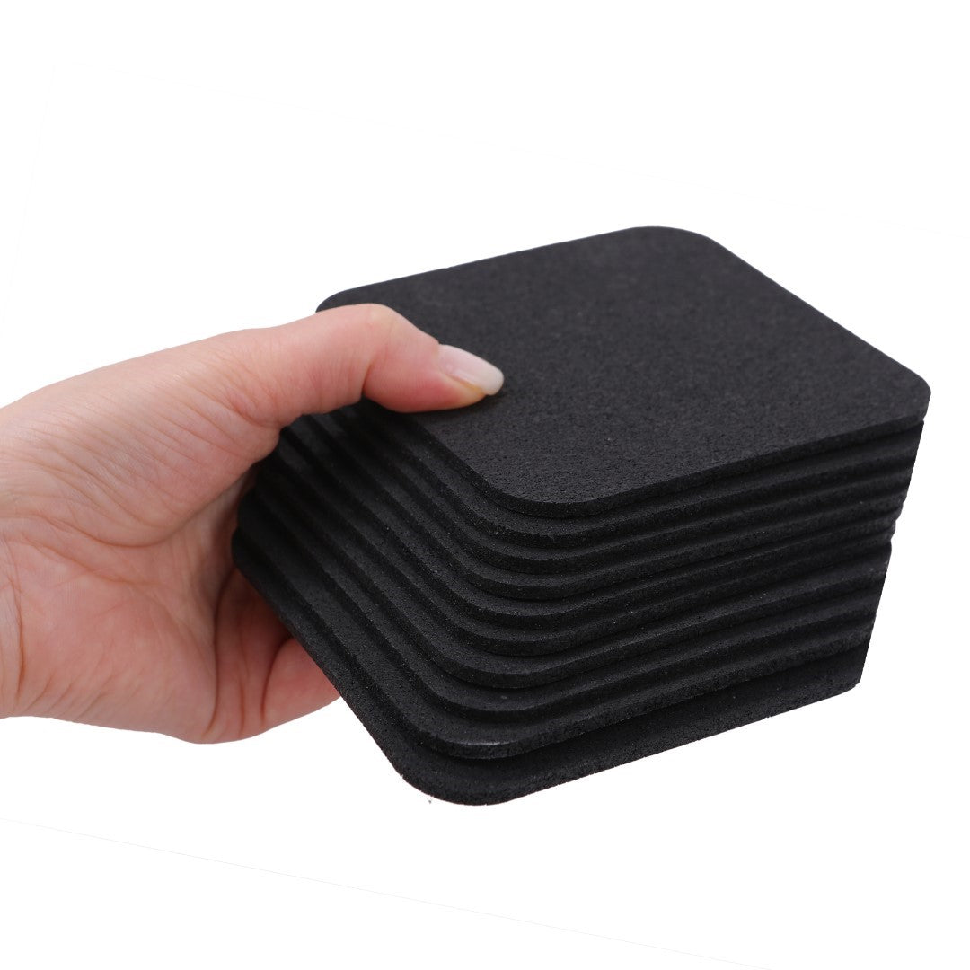 ISL ラバー防振マット ブラック 3mm厚シートタイプ 10×10cm
