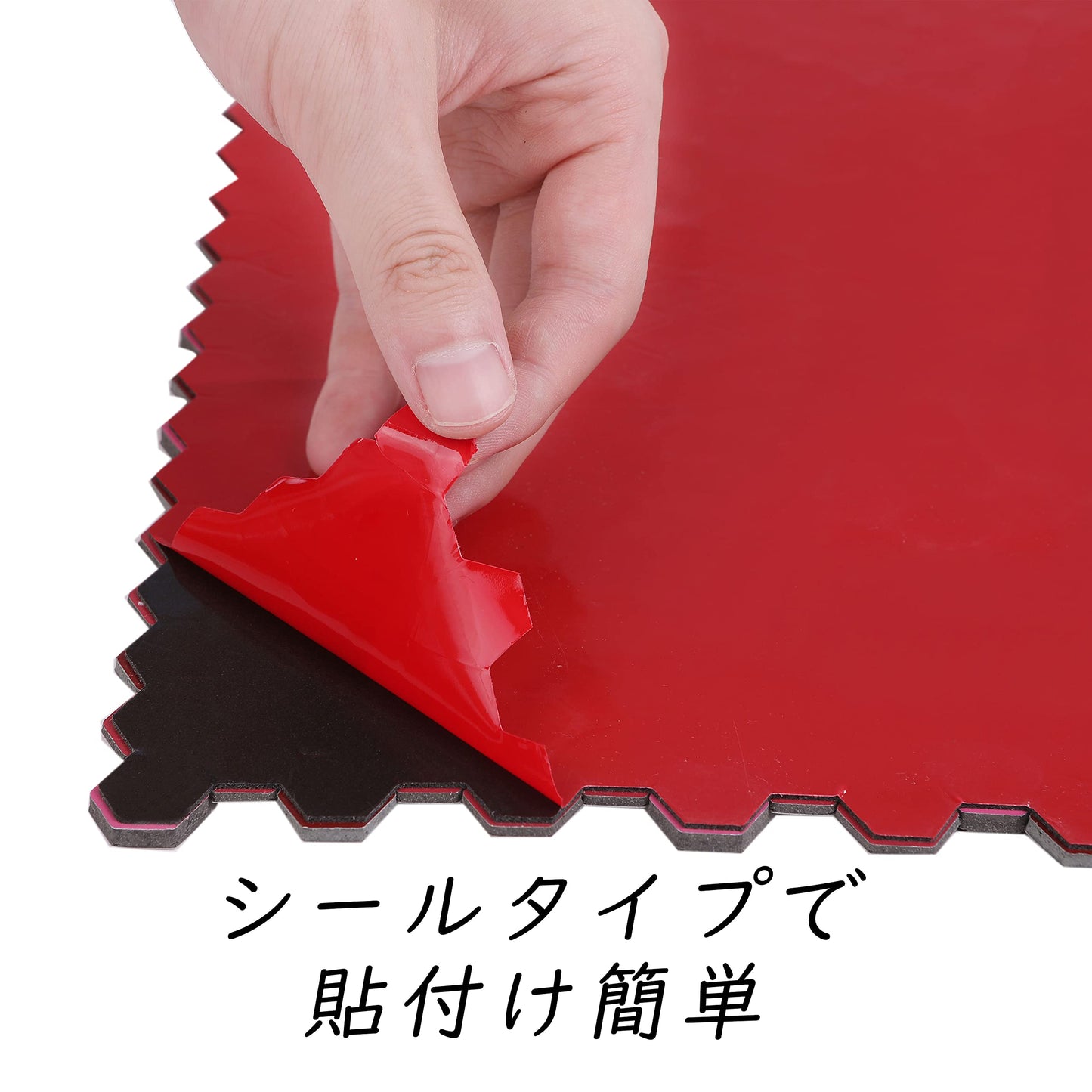 ISL メタルステッカー ポリゴン シルバーグレー