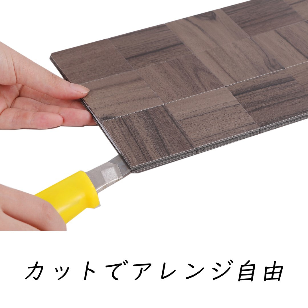 ISL リアルタイルステッカー(PVC製) ウォールナット