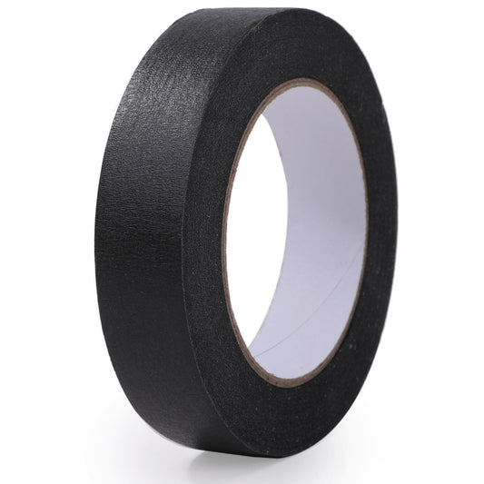 ISL マスキングテープ 2.5cm幅×50m巻 ブラック