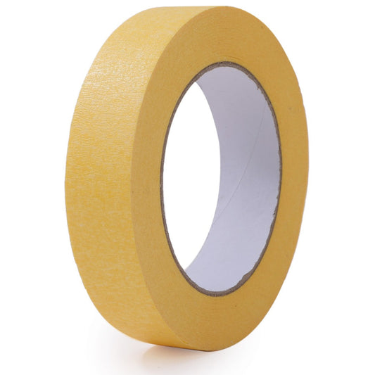ISL マスキングテープ 2.5cm幅×50m巻 イエロー