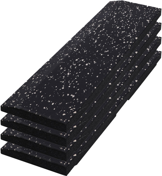 ISL ラバートレーニングマット用スロープ ブラックxホワイトチップ 25mm厚