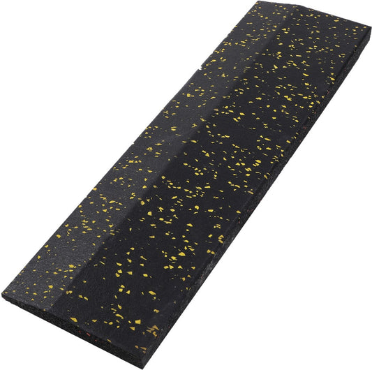 ISL ラバートレーニングマット用スロープ ブラックxイエローチップ 25mm厚