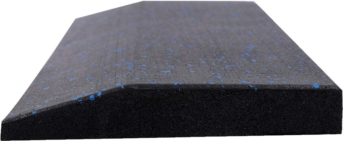 ISL ラバートレーニングマット用スロープ ブラックxブルーチップ  25mm厚