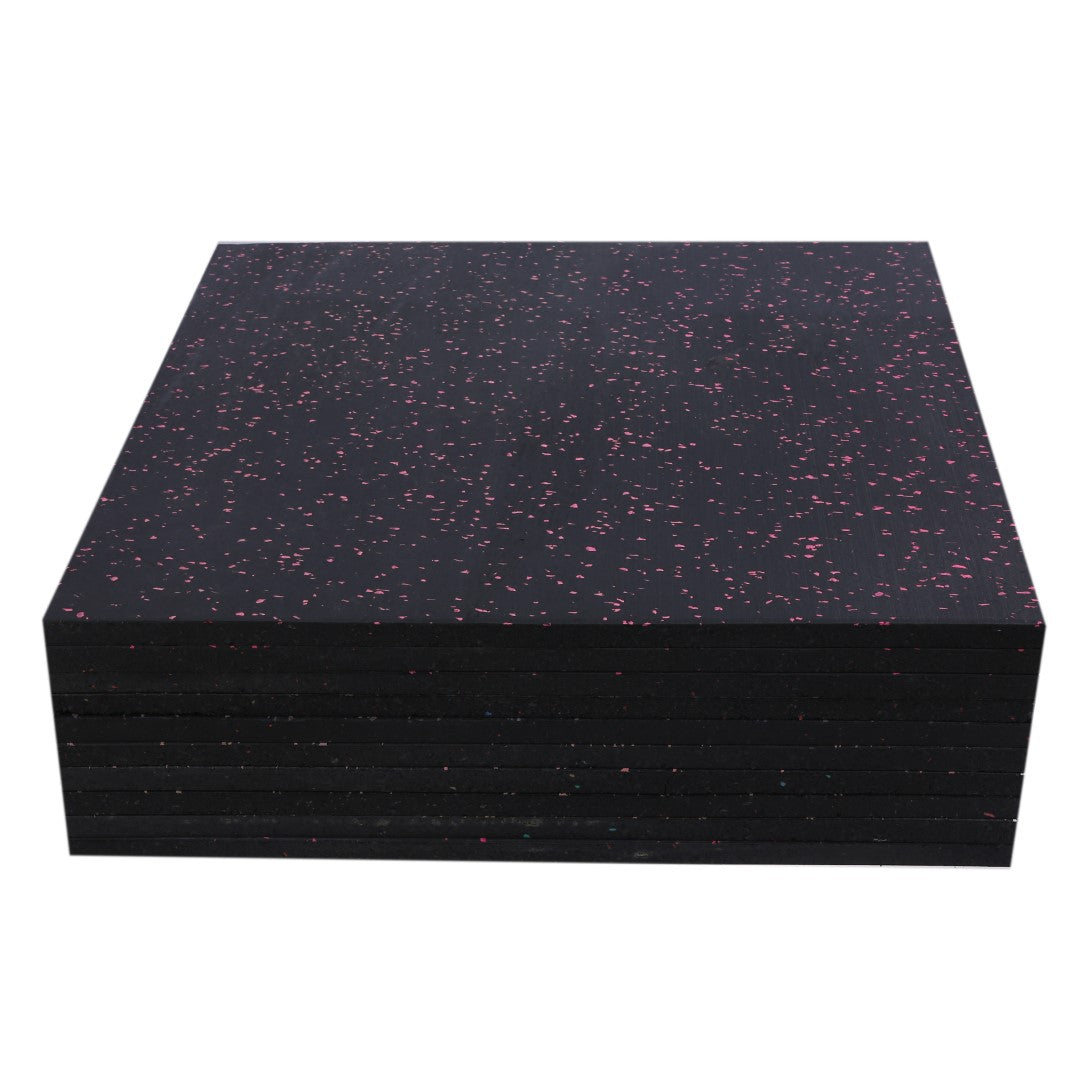 ISL ラバートレーニングマット ブラック×レッドチップ 15mmフラットモデル
